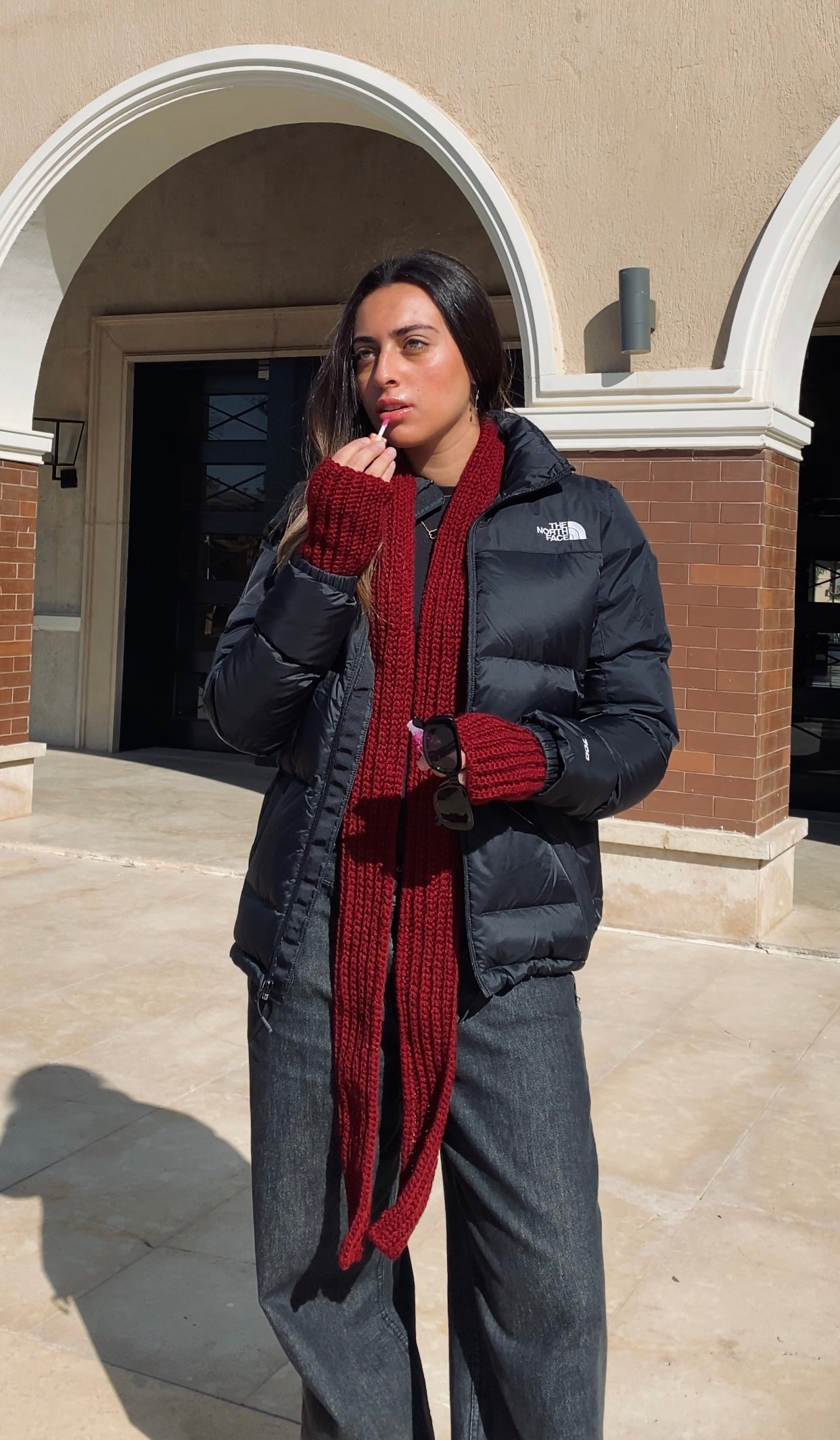 Slim Knitted Scarf