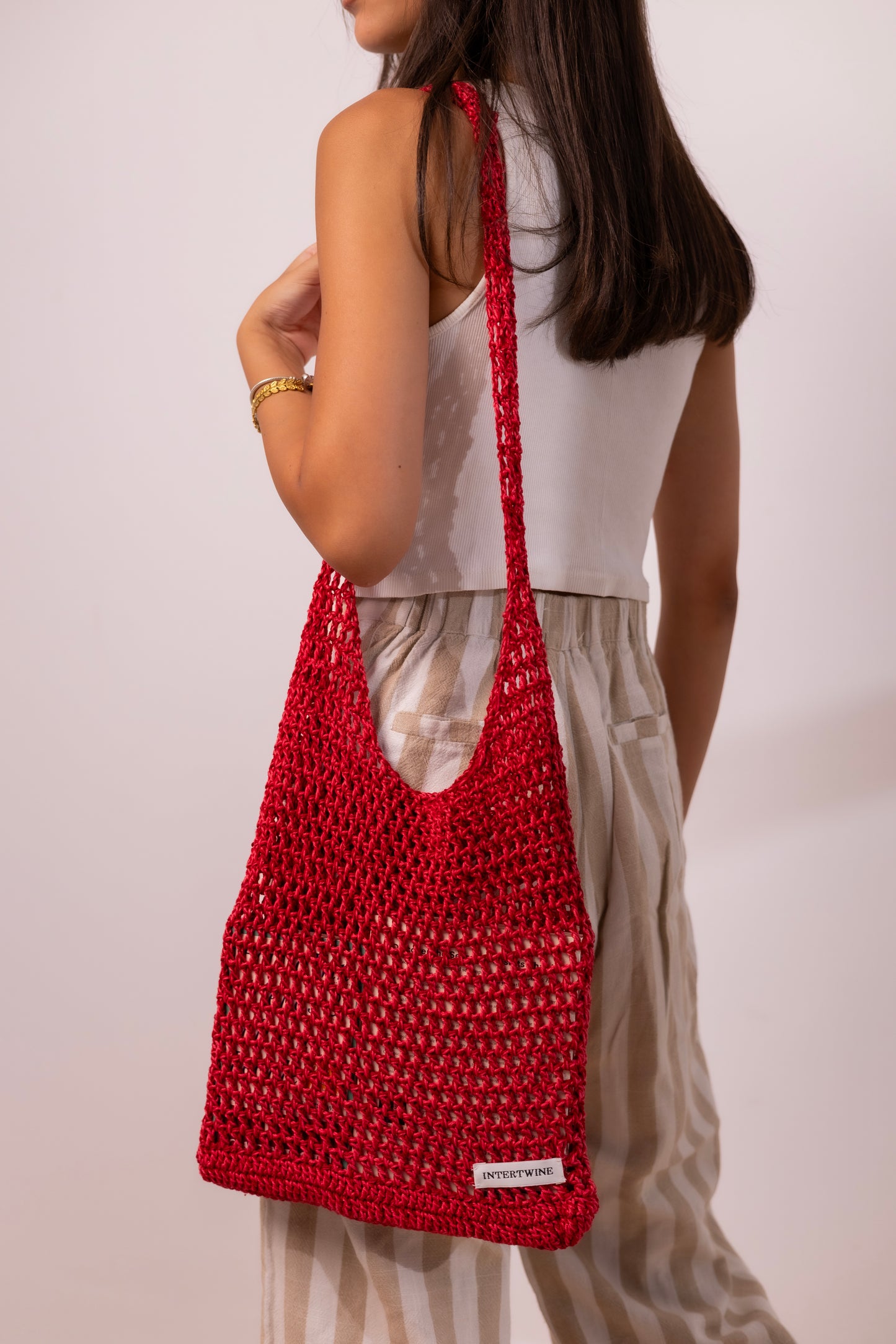 The Beach Bag Sac-Strawberry Pink