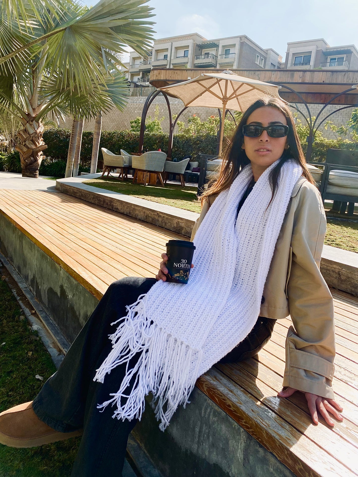 Chunky Knitted Scarf