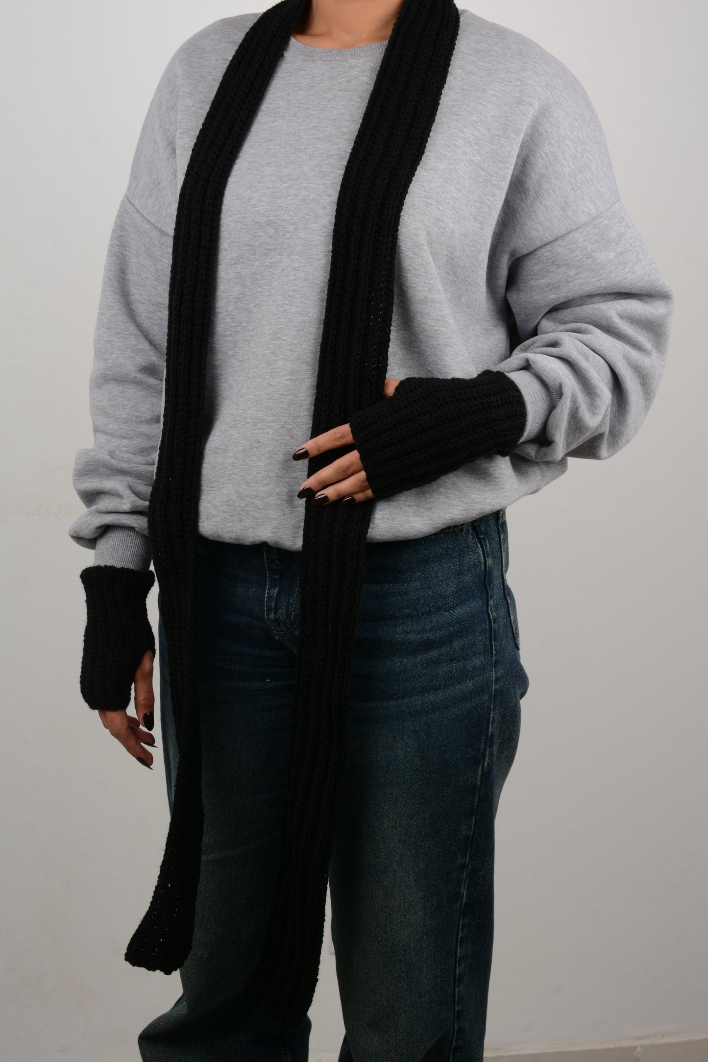 Slim Knitted Scarf