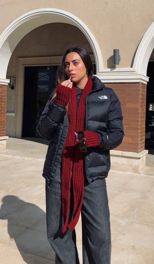 Slim Knitted Scarf