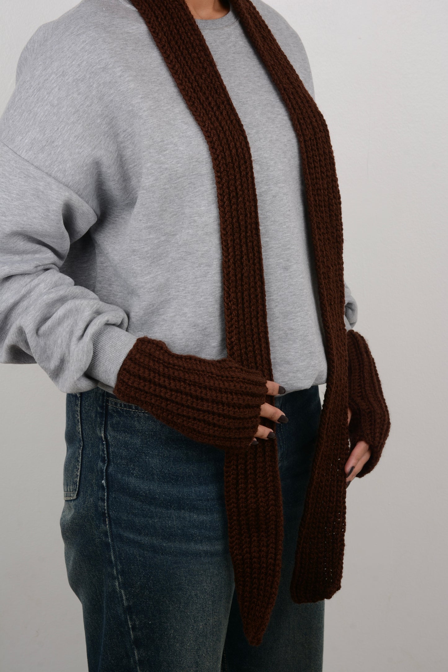 Slim Knitted Scarf