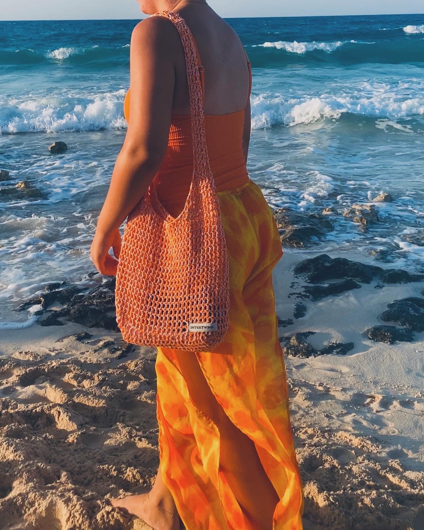 The Beach Bag Sac-TangerRose