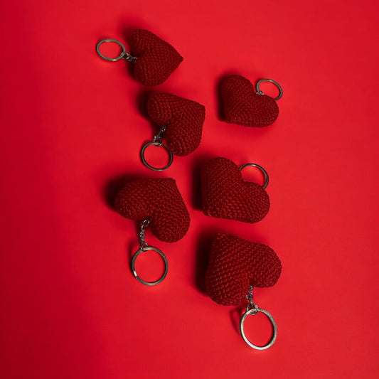 Heart Charm Keychain