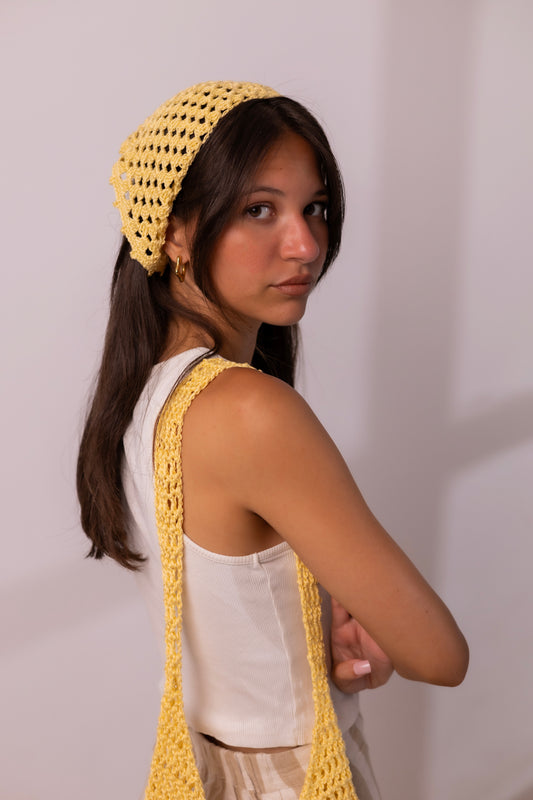 Intertwine Capri Bandana-Lemon Drop